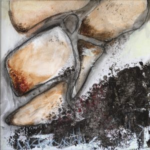 Acrylic abstract mixed media