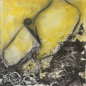 Acrylic abstract mixed media